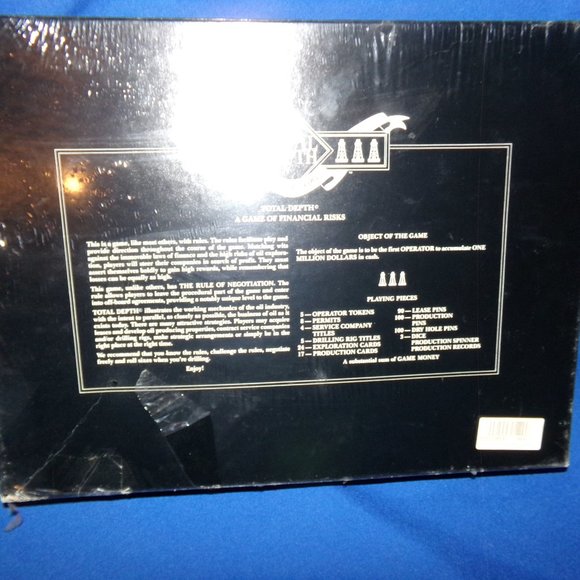 Vintage Total Depth Oil Man's Board Game - Sealed - A Game of Financial Risks - Picture 3 of 9